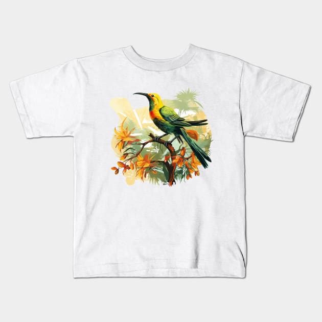 Sunbird Kids T-Shirt by zooleisurelife